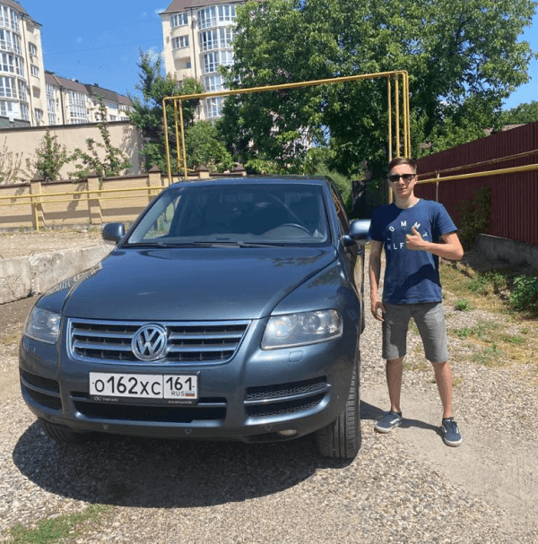 White car